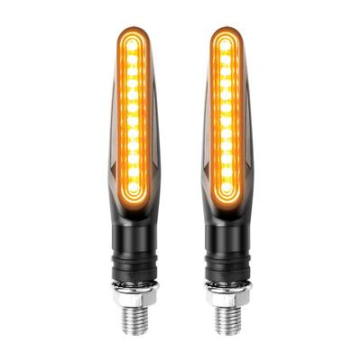 2 pezzi LED indicatore di direzione del motociclo lampeggiante luce impermeabile luci posteriori lampade super luminoso lampeggiatore ad alta trasparenza accessori moto
