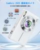 CAMKORY 4K Digital Camera New Model AF 48MP 16x Zoom Dual Lens Selfie Compact Webcam Vlog Camera Lightweight 32GB Card Included Japanese Instruction