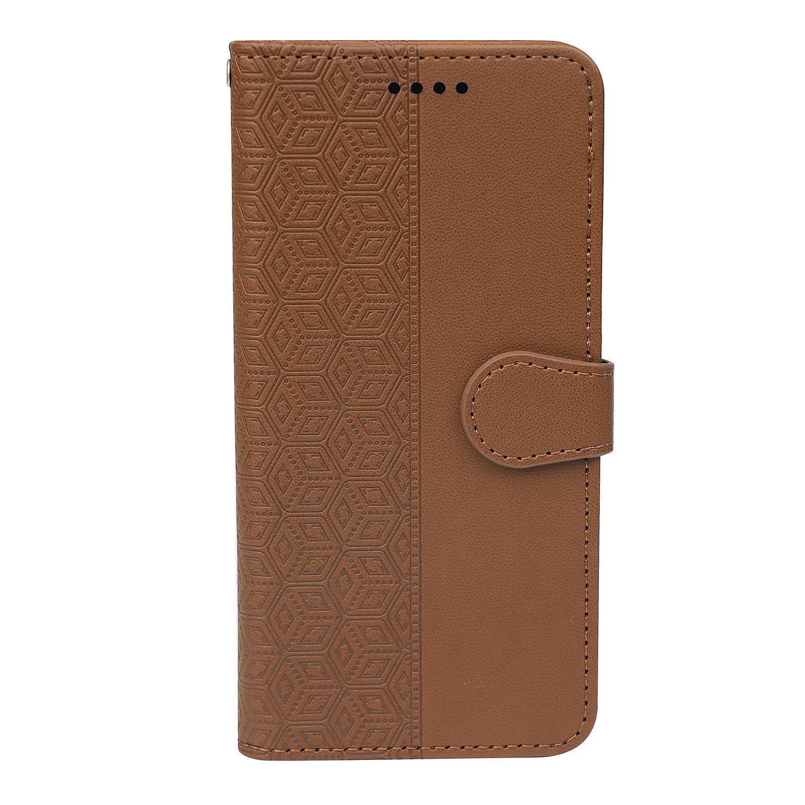 

Совместимый кожаный чехол для телефона Fujitsu Arrows U/801FJ и F-04J U/801FJ/J/901FJ коричневый