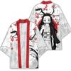 Japan cartoon comics Demon Slayer 3D Printed Cosplay Kimono Fashionable Cloak Taoist Robe Hanfu 0072