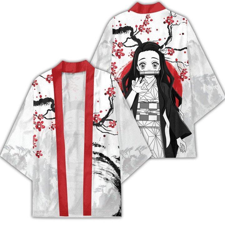 Japan cartoon comics Demon Slayer 3D Printed Cosplay Kimono Fashionable Cloak Taoist Robe Hanfu 0072