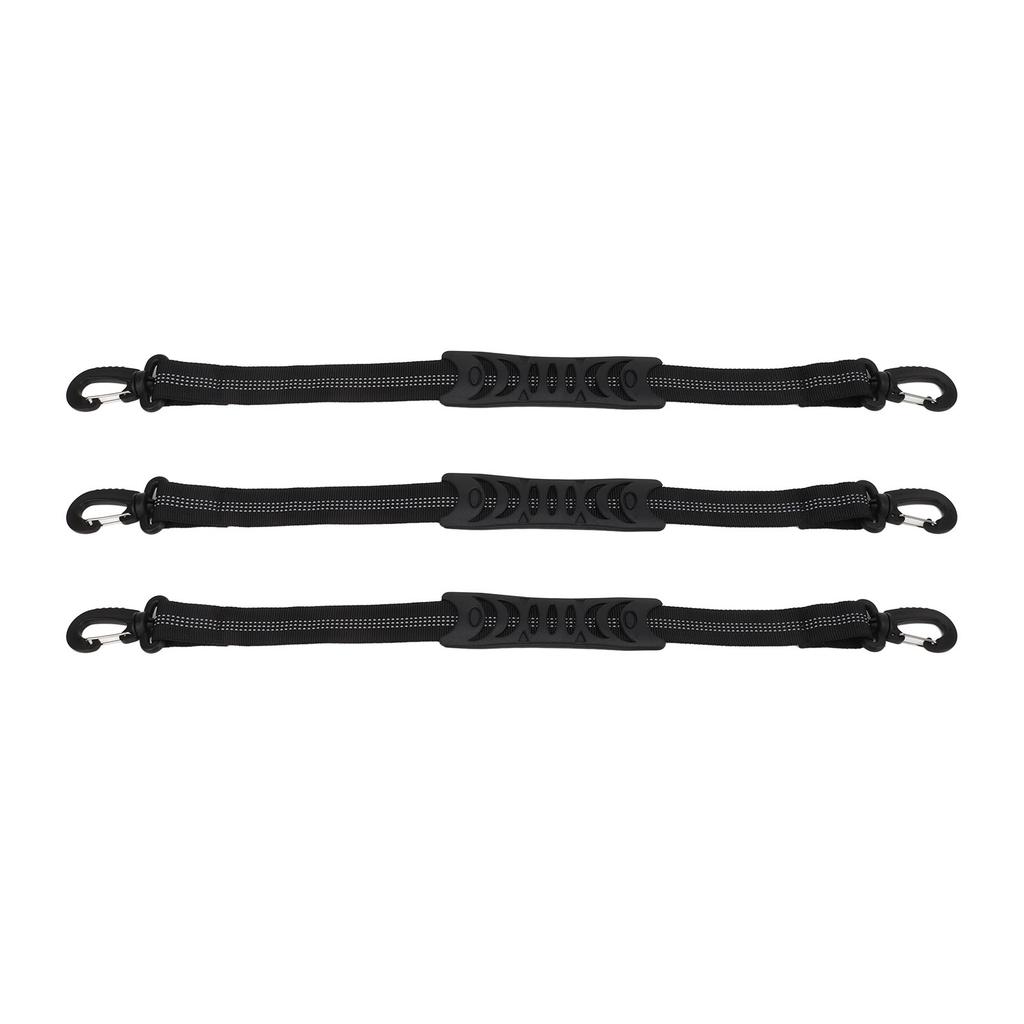 3 Pcs Roller Skate Leash Nylon Ski Boots Carrier Strap Snowboard Boot Carrier Strap for Carrying Skate Shoes Black