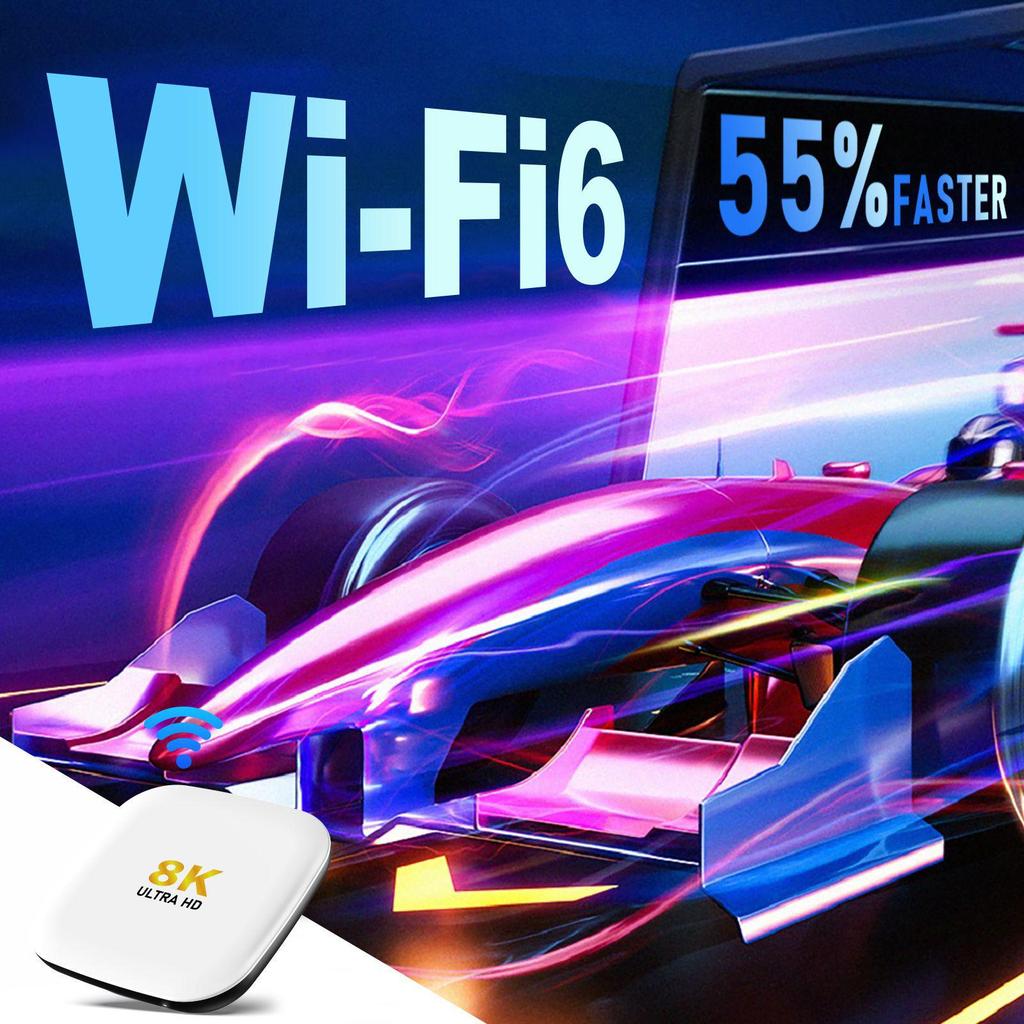 Set-Top Box H96 Max M2 Android 13, RK3528, 4G/64G, Dual WiFi, Lettore HD