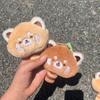 with Tail Red Panda Plush Keyring Animal Red Panda Purse  Backpack Decor