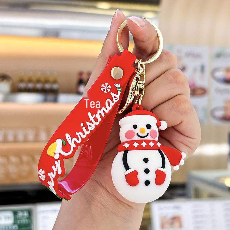 Creative Santa Claus Keychain & Car Pendant - Festive Bag Charm for Christmas