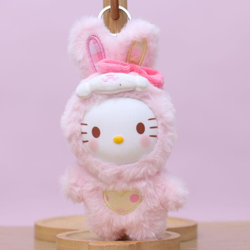 

1 шт. Куромі Хелло Кітті Мелоді Колекційні Прикраси Сумка Підвіска Чарівна Вінілова Лялька Серія Санріо Кролик Плюшевий Брелок