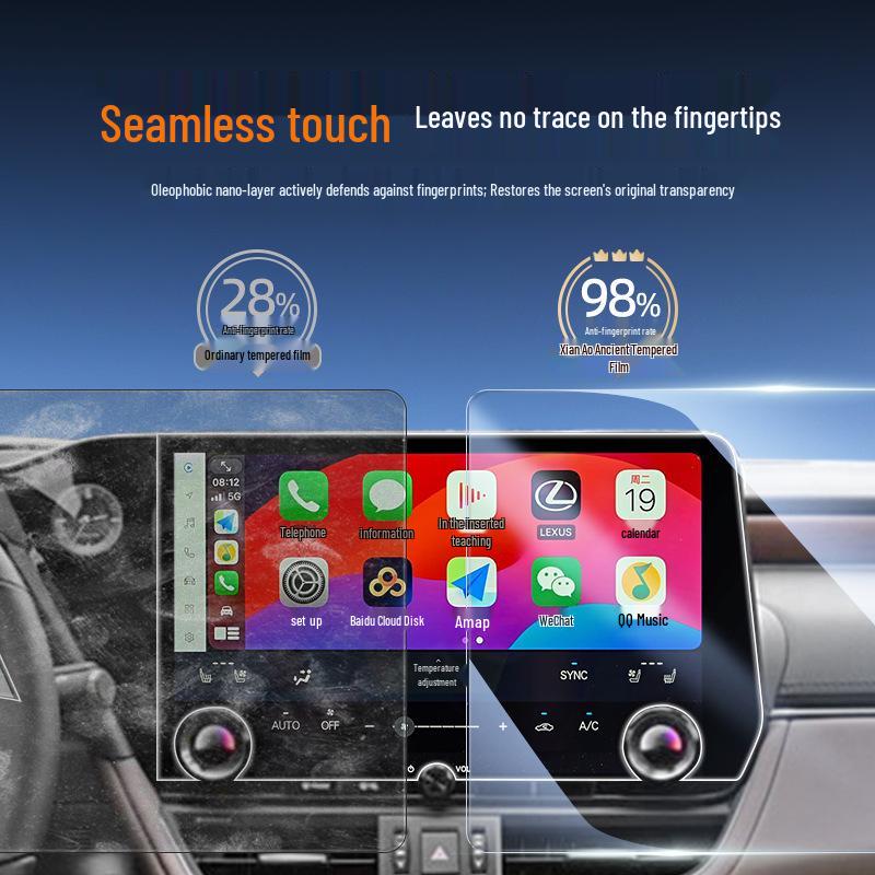 Tempered Glass Screen Protector for Lexus ES200/300H Central Control Navigation