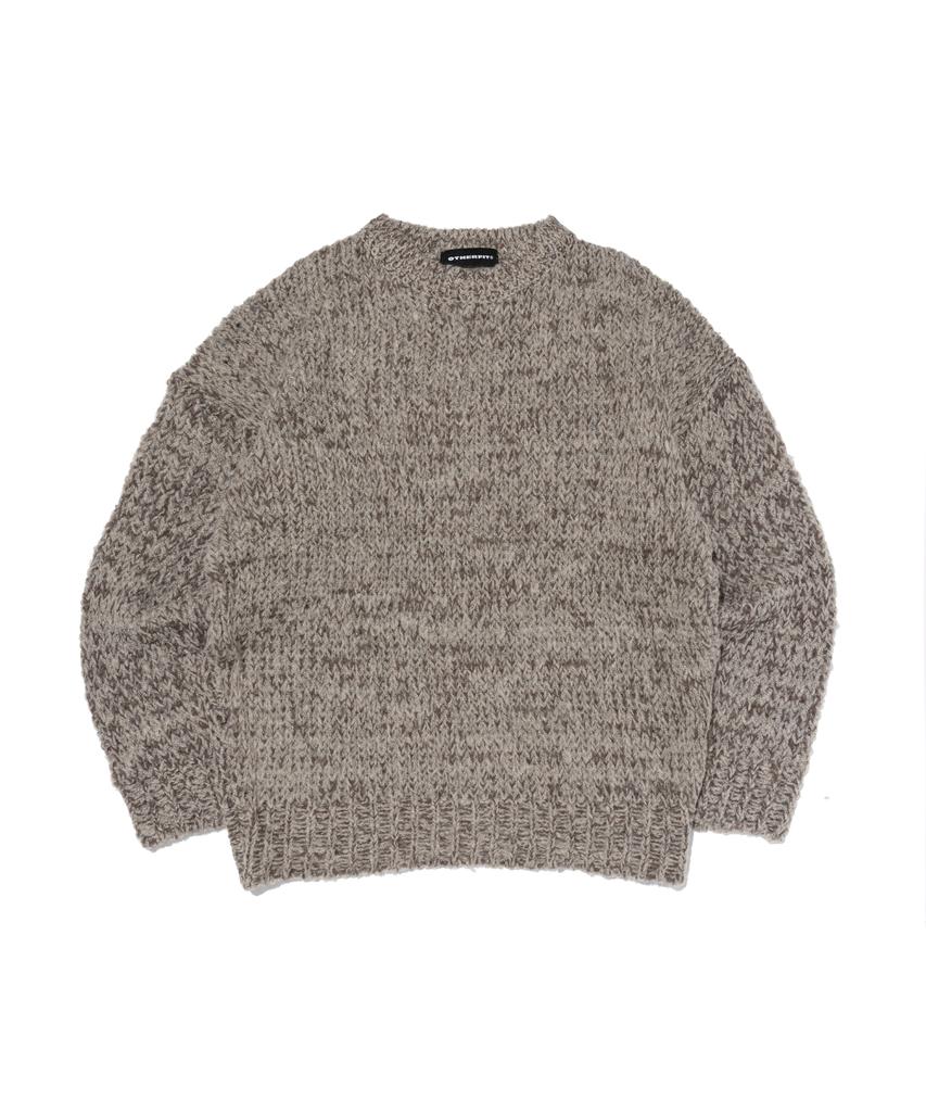 OTHERFITS Alpaca Round Wool Knit (Beige)