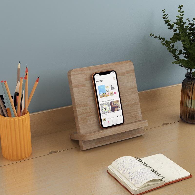 Bamboo Calligraphy & Reading Stand - Adjustable Book Support for Students & Sutra Recitation