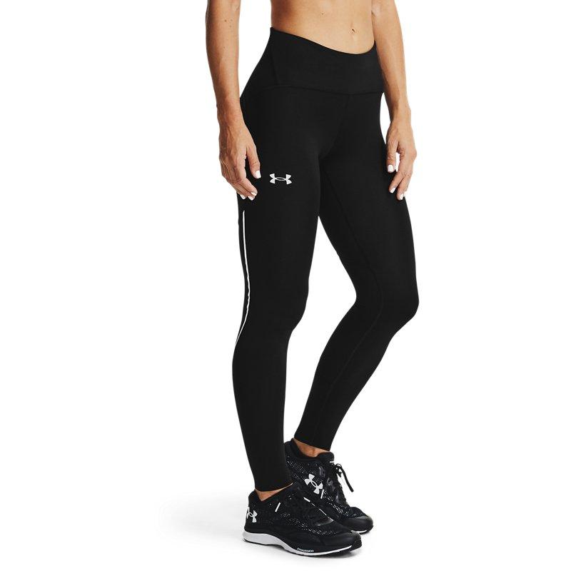 Under Armour Fly Fast 2.0 Leichte Atmungsaktive Lauf-Fitnesshose Damenhose Schwarz 1356183-001