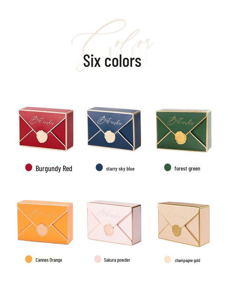 Retro European Red Wedding Candy Boxes and Gift Envelopes