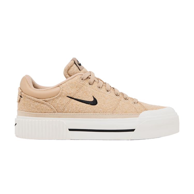 Nike Court Legacy Lift Hemp Sail Sanddrift Black (Women s) 38.5
