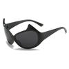 Sexy Gotham Cat Eye Sunglasses Women Vintage Luxury Brand Design Fashion Punk Sun Glasses Men Half Frame Halloween Funny Shades