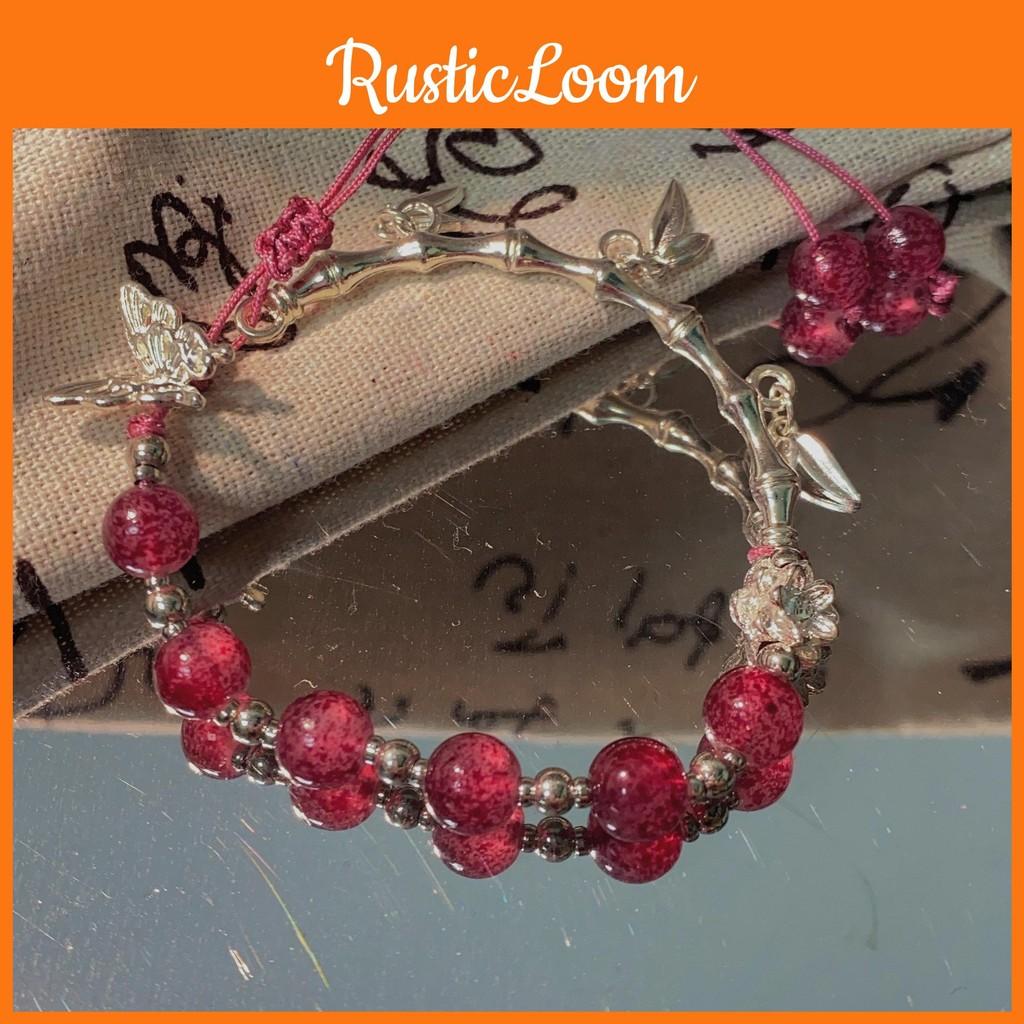 Lotus Geometric Artistic Butterfly Bracelet Vintage Alloy Design Women For