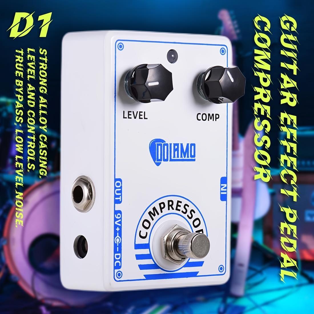 

Гітарна педаль ефектів Dolamo True Bypass FUZZ Distortion Overdrive D1 - D14 для електрогітари бас білий