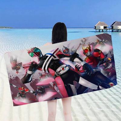 Kamen Rider Series Microfiber Printed Beach Towel Mountain Climbing Yoga Beach Swimming Running Absorbent Soft Towel