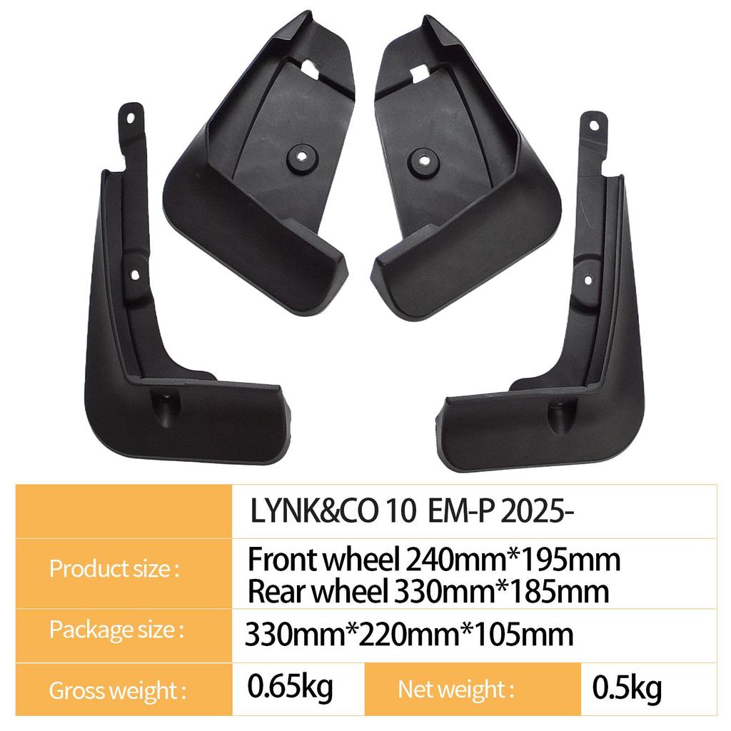 Mudguard for Geely Lynk & Co 10 EM-P2025 - Automotive Tire Protection