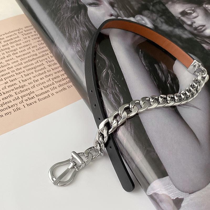 

Кожаное колье-цепь в темном стиле, с личностью, модное, с темпераментом, чокер, нишевое, легкая роскошь, новое колье для женщин