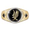 Hot Sale Fashion Accessories Flying Eagle Round Black Mask Men's Ring Domineering Fashion Ring