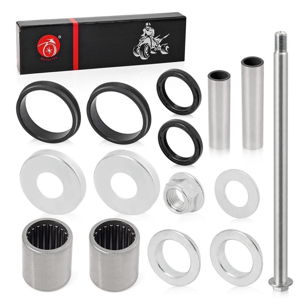 Swingarm Seals Bearing Sleeve & Pivot Bolt Rebuild Kit for Honda 400EX TRX400EX TRX400X 1999-2014