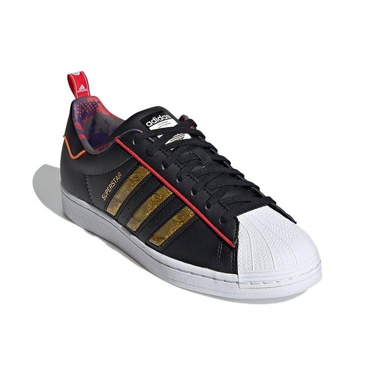 Adidas Superstar Chinese New Year - Year Of The Ox Black Unisex Sneakers Core-Black Gold-Metallic Scarlet S24184