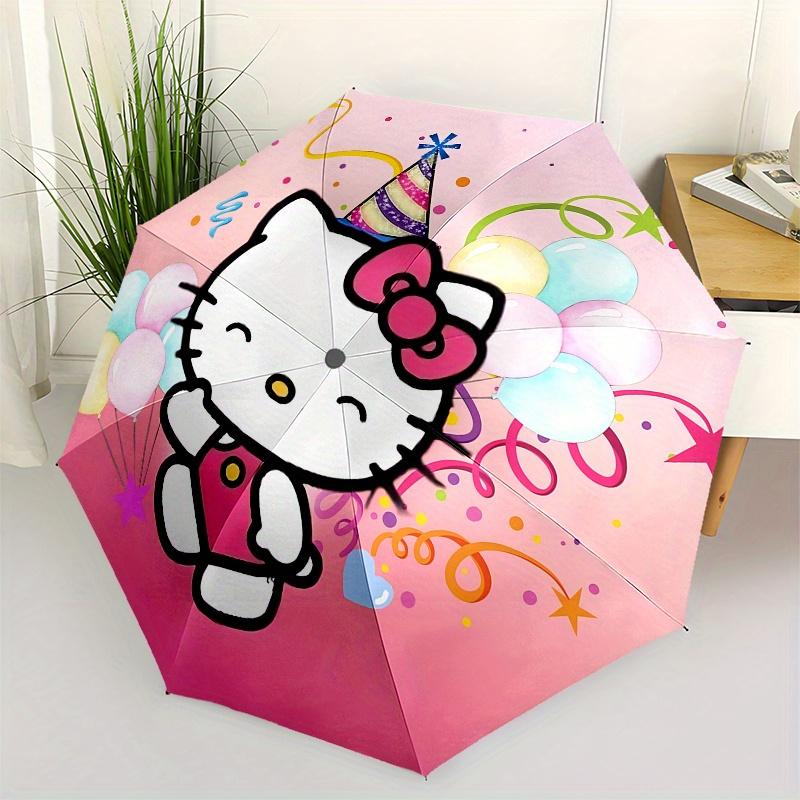 

Hello Kitty, Celebration Automatic opening and closing folding umbrella with 8-rib frame and compact travel design, perfect for all occasion