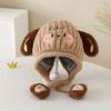 Baby Knit Hat Cute Dog Cartoon Kids Winter Warm Beanie For Children Children