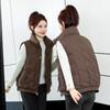 New stand-up collar down cotton clothes vest autumn and winter women's fashion loose versatile vest vest tide