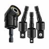 105° Screwdriver Bit & 360° Universal Joint Extension Rod with Colored Steel Ball Joint