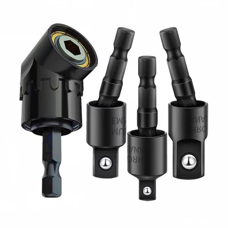 105° Screwdriver Bit & 360° Universal Joint Extension Rod with Colored Steel Ball Joint