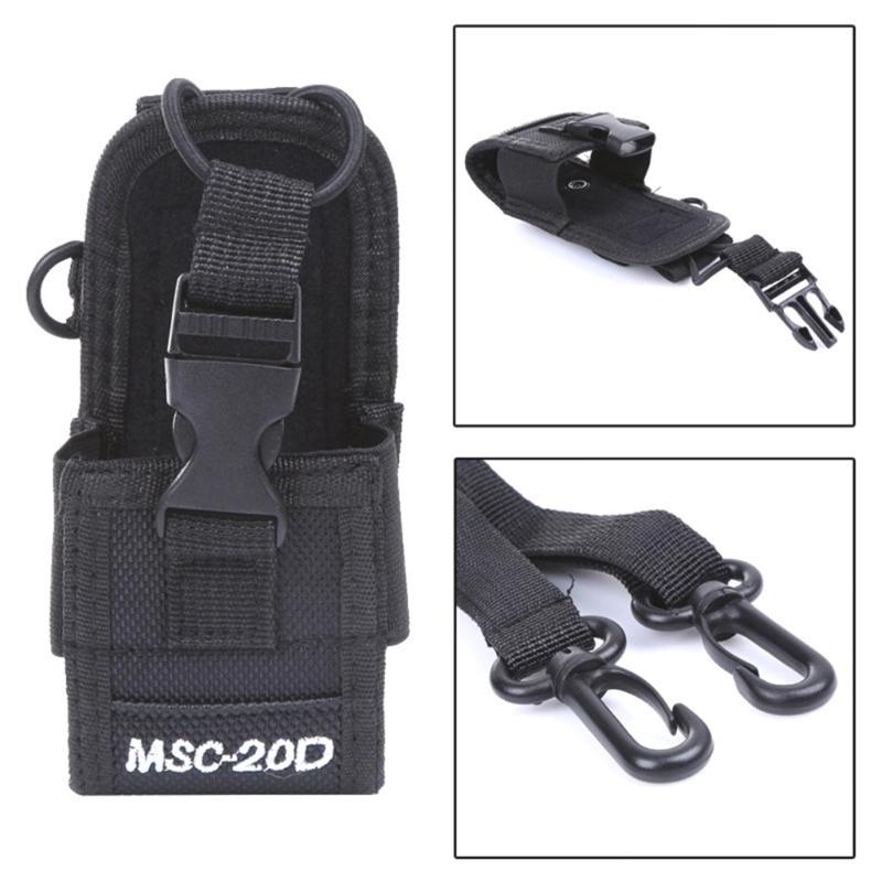 Nylon Belt Case Bag Two Way Radio Holder Holsters Portable Nylon Belt Bag Storage Pouch