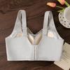 New Large Size Bra Gathered Full Cup Without Steel Ring Closed Pair of Breasts Big Chest Thin Vest Adjustment Type