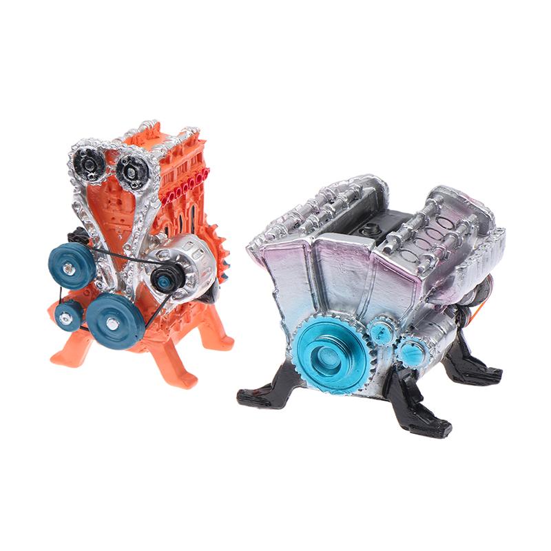 2025  Full Metal Car Engine Assembly Kit Model Toys, Metal Model Engine Kit, Resin Car Engine Model Kits