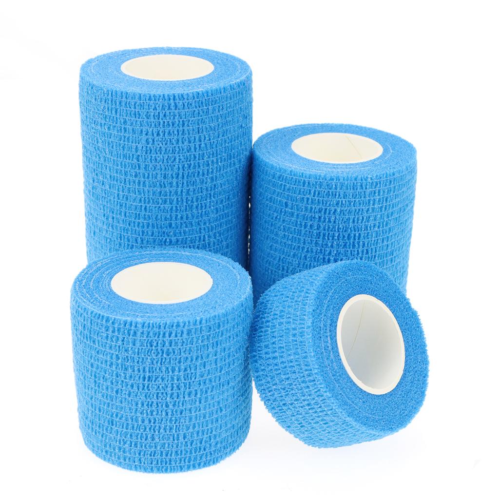 24 Pieces Elastic Bandage Tapes Athletic Tape Elastoplast Sports Recovery Strapping Gym Waterproof Muscle Relief Finger Ankle