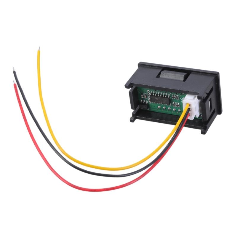 Digitales Voltmeter 0-100V Spannungsmesswerkzeug 0,36 Zoll LED-Anzeige 3-Draht 4-stelliger Spannungstester Spannungsanzeige