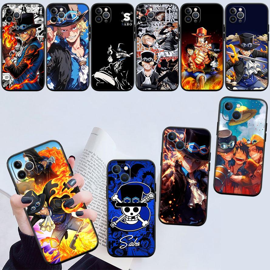 TR31 One Piece Sabo New High-End Shell Phone Case for iPhone 16 15 14 13 12 Pro Max Plus Mini