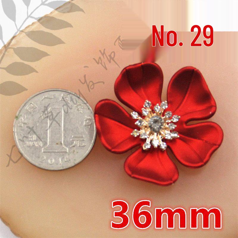 ABS Imitation Pearl Large Flower Center with Three, Four, and Five-Petal Options