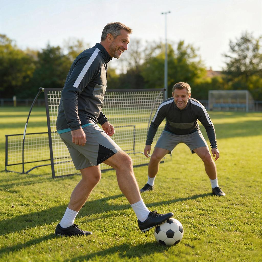 Portable Football Rebound Net 2-in-1, Double-Sided, with Carry Bag and Ground Stakes, 200x94x122/52cm, Black