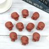 10PCS Sleeping Baby Mini Doll Heads Red Pink Lips With Nipple Feeder Face Toy Parts DIY Accessories Handmade Material Craft
