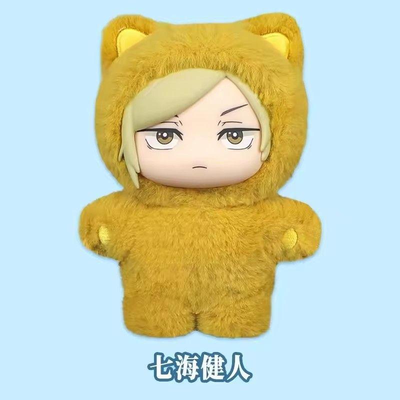 New Hot Genuine Eaki Jujutsu Kaisen Season 2 Cat Park Party Gojo Satoru Blind Box Doll Bag Pendant Model Collection Gifts Toys
