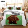 Cute Little Bear Printed Polyester Soft And Comfortable  Comforter Bedding Sets For Children  Complete Size Customizable