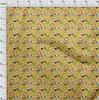 oneOone Cotton Flex Brown Fabric Kids Animal Quilting Supplies Print Sewing Fabric by The Yard 40 Inch