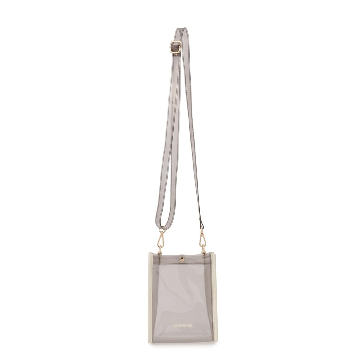 

ROPE PICNIC PASSAGE Clear Color Shoulder Bag, Light Gray (08) F