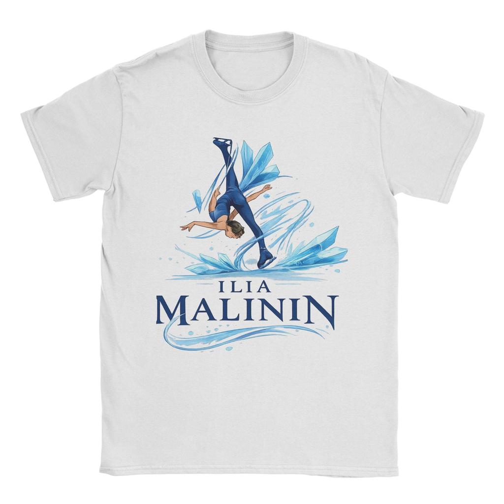 Unisexs Ilia Malinin Poster T Shirts Pure Cotton Clothes Novelty Short Sleeve Round Neck Tees Adult TShirts