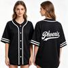Bellingham Phoenix Baseball Jersey 2026 Men Women Casual Baseball Shirts Button Down Short Sleeve T Shirt Hip Hop Streetwear Top