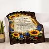 Mother's Love And Sunshine Blanket Suitable for Sofas,travel, Living Rooms Also a Good Gift for Friends and Family Suitable for All Seasons.