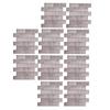 10Pcs Wall Sticker Self Adhesive Wallpaper 3 Dimensional Ceramic Tile Stickers Decoration