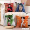 Cool WWang Yibo Cushion Cover Natural Linen Organic Fabric DoubleSided Printing Couch Pillow Covers Home Decor
