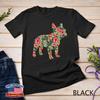 French Bulldog Flower T Shirt Floral Frenchie Dog Silhouette Unisex T-shirt