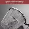 Zestaw 2 sit do żywności z uchwytem Koszyk do smażenia Stal nierdzewna 304 Tekstura Idealny do odcedzania makaronu i warzyw